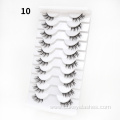 10 pairs half set lashes natural half eyelashes